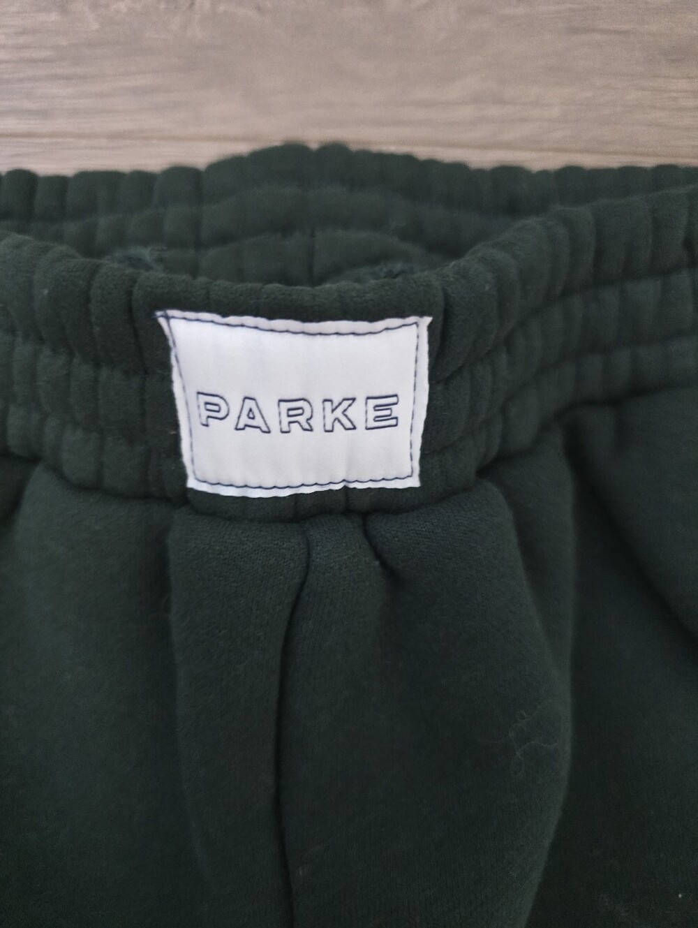 Dark green PARKE fleece set Sporty Stripes Comfy Preppy Trendy Athleisure Active - Picture 13 of 16